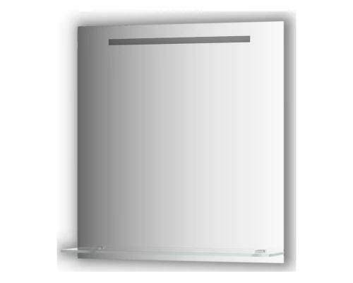 Зеркало с полочкой и LED-светильником Evoform Ledline-S BY 2155 70х75 см