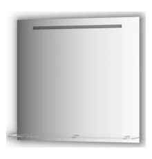 Зеркало с полочкой и LED-светильником Evoform Ledline-S BY 2156 80х75 см
