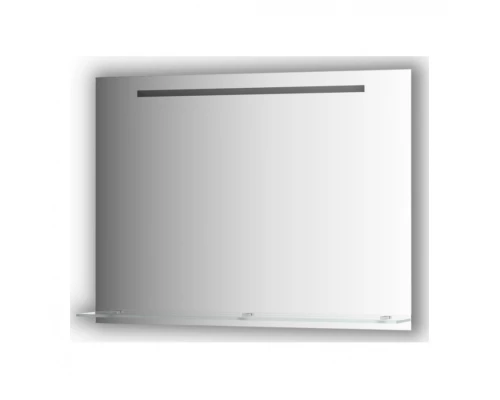 Зеркало с полочкой и LED-светильником Evoform Ledline-S BY 2158 100х75 см