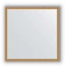 Зеркало в багетной раме Evoform Definite BY 0606 58 x 58 см, витое золото