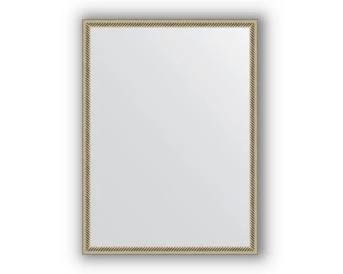 Зеркало в багетной раме Evoform Definite BY 0639 58 x 78 см, витое серебро
