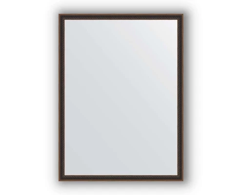 Зеркало в багетной раме Evoform Definite BY 0641 58 x 78 см, витой махагон
