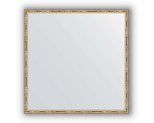 Зеркало в багетной раме Evoform Definite BY 0659 67 x 67 см, серебряный бамбук