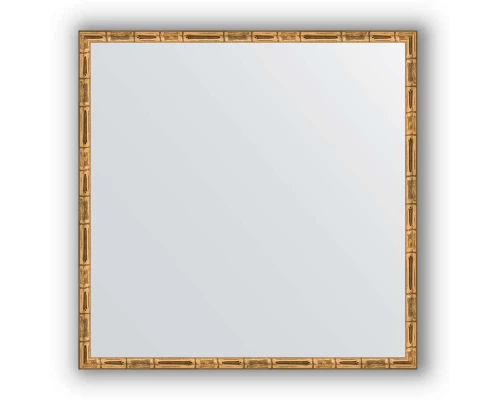 Зеркало в багетной раме Evoform Definite BY 0660 67 x 67 см, золотой бамбук