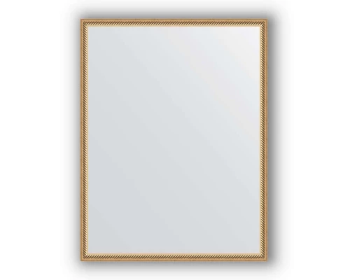 Зеркало в багетной раме Evoform Definite BY 0675 68 x 88 см, витое золото