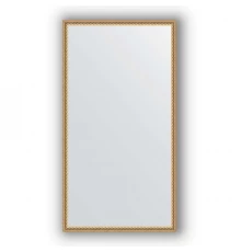 Зеркало в багетной раме Evoform Definite BY 0726 58 x 108 см, витое золото