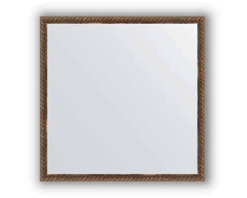 Зеркало в багетной раме Evoform Definite BY 0772 58 x 58 см, витая бронза