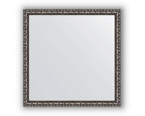 Зеркало в багетной раме Evoform Definite BY 0773 60 x 60 см, черненное серебро