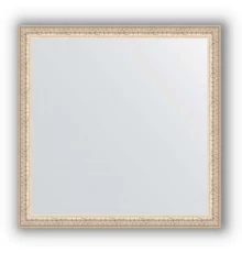 Зеркало в багетной раме Evoform Definite BY 0775 61 x 61 см, мельхиор