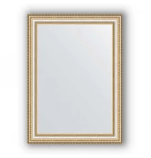 Зеркало в багетной раме Evoform Definite BY 0797 55 x 75 см, золотые бусы на серебре