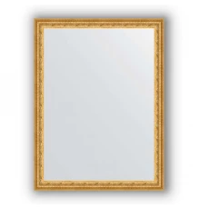 Зеркало в багетной раме Evoform Definite BY 1008 62 x 82 см, сусальное золото