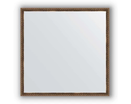Зеркало в багетной раме Evoform Definite BY 1017 68 x 68 см, витая бронза