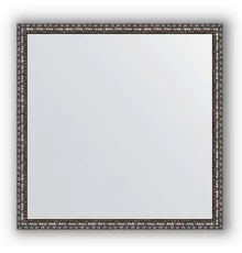 Зеркало в багетной раме Evoform Definite BY 1018 70 x 70 см, черненое серебро
