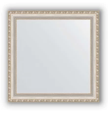 Зеркало в багетной раме Evoform Definite BY 3142 65 x 65 см, версаль серебро