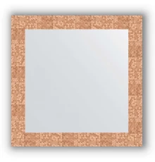 Зеркало в багетной раме Evoform Definite BY 3146 66 x 66 см, соты медь
