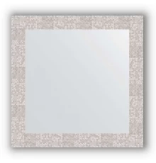 Зеркало в багетной раме Evoform Definite BY 3147 66 x 66 см, соты алюминий