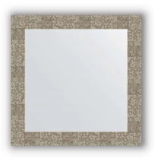 Зеркало в багетной раме Evoform Definite BY 3148 66 x 66 см, соты титан