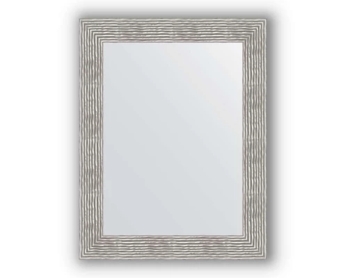 Зеркало в багетной раме Evoform Definite BY 3185 70 x 90 см, волна хром