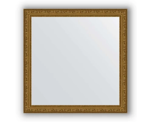Зеркало в багетной раме Evoform Definite BY 3231 74 x 74 см, виньетка состаренное золото