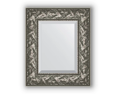 Зеркало в багетной раме Evoform Exclusive BY 3364 49 x 59 см, византия серебро