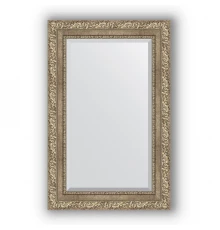 Зеркало в багетной раме Evoform Exclusive BY 3409 55 x 85 см, виньетка античное серебро