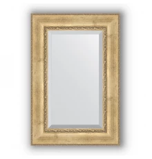 Зеркало в багетной раме Evoform Exclusive BY 3428 62 x 92 см, состаренное серебро с орнаментом