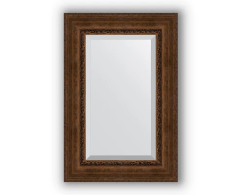 Зеркало в багетной раме Evoform Exclusive BY 3429 62 x 92 см, состаренная бронза с орнаментом