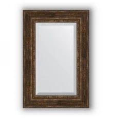Зеркало в багетной раме Evoform Exclusive BY 3430 62 x 92 см, состаренное дерево с орнаментом