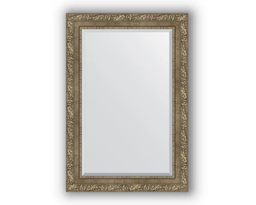 Зеркало в багетной раме Evoform Exclusive BY 3437 65 x 95 см, виньетка античная латунь