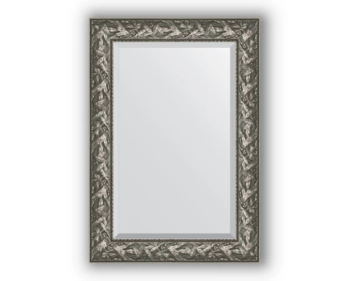 Зеркало в багетной раме Evoform Exclusive BY 3442 69 x 99 см, византия серебро