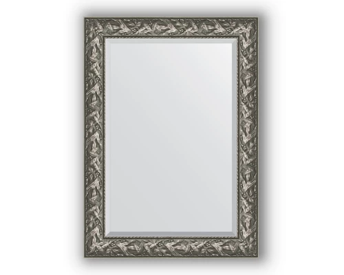 Зеркало в багетной раме Evoform Exclusive BY 3468 79 x 109 см, византия серебро