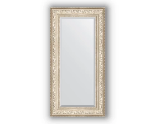Зеркало в багетной раме Evoform Exclusive BY 3504 60 x 120 см, виньетка серебро