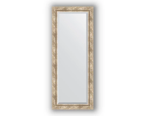 Зеркало в багетной раме Evoform Exclusive BY 3511 53 x 133 см, прованс с плетением