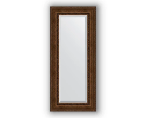 Зеркало в багетной раме Evoform Exclusive BY 3533 62 x 142 см, состаренная бронза с орнаментом