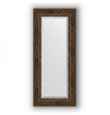Зеркало в багетной раме Evoform Exclusive BY 3534 62 x 142 см, состаренное дерево с орнаментом