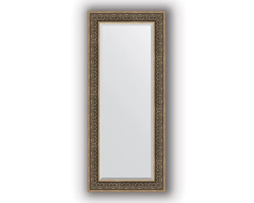 Зеркало в багетной раме Evoform Exclusive BY 3553 64 x 149 см, вензель серебряный
