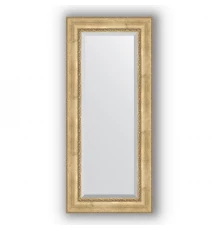 Зеркало в багетной раме Evoform Exclusive BY 3558 67 x 152 см, состаренное серебро с орнаметном
