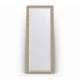 Зеркало в багетной раме Evoform Exclusive Floor BY 6102 78 x 198 см, состаренное серебро с плетением