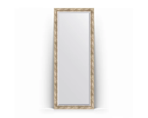 Зеркало в багетной раме Evoform Exclusive Floor BY 6104 78 x 198 см, прованс с плетением