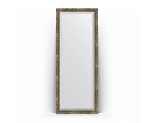 Зеркало в багетной раме Evoform Exclusive Floor BY 6105 78 x 198 см, старое дерево с плетением