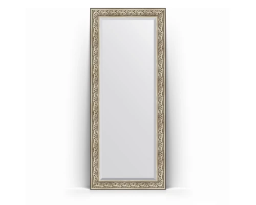 Зеркало в багетной раме Evoform Exclusive Floor BY 6134 85 x 205 см, барокко серебро