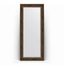 Зеркало в багетной раме Evoform Exclusive Floor BY 6140 87 x 207 см, состаренное дерево с орнаментом
