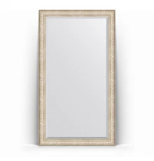 Зеркало в багетной раме Evoform Exclusive Floor BY 6176 115 x 205 см, виньетка серебро