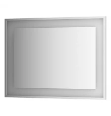 Зеркало в багетной раме и LED-светильником Evoform Ledside BY 2205 100х75 см