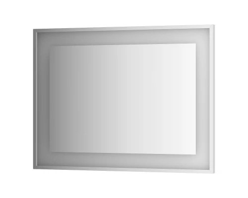 Зеркало в багетной раме и LED-светильником Evoform Ledside BY 2205 100х75 см