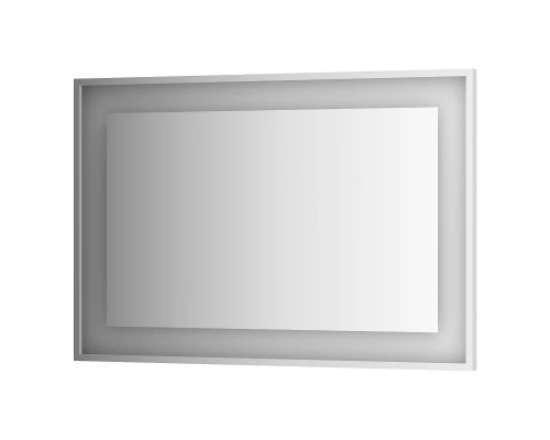 Зеркало в багетной раме и LED-светильником Evoform Ledside BY 2206 110х75 см