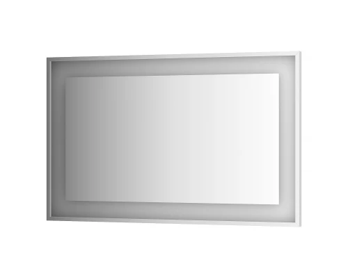 Зеркало в багетной раме и LED-светильником Evoform Ledside BY 2207 120х75 см