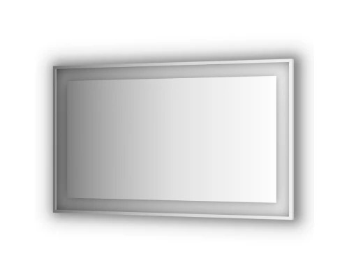 Зеркало в багетной раме и LED-светильником Evoform Ledside BY 2213 150х90 см