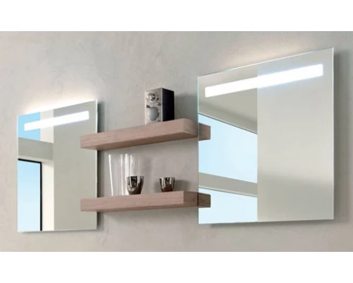 Зеркало Jacob Delafon Parallel, 160 x 65 см, с подсветкой и защитой от запотевания, EB1422-NF