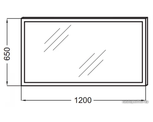 Зеркало Jacob Delafon 120 см, с подсветкой и защитой от запотевания, EB1444-NF